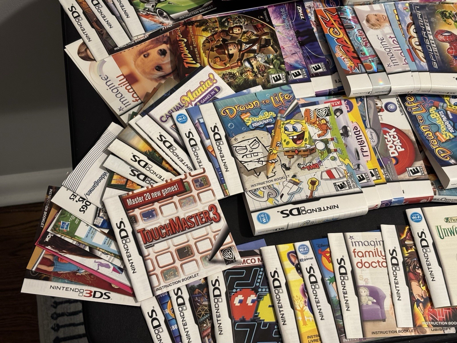 Massive Lot 100s of Nintendo DS & 3DS Cases Manuals Inserts & Cover Art Pokemon