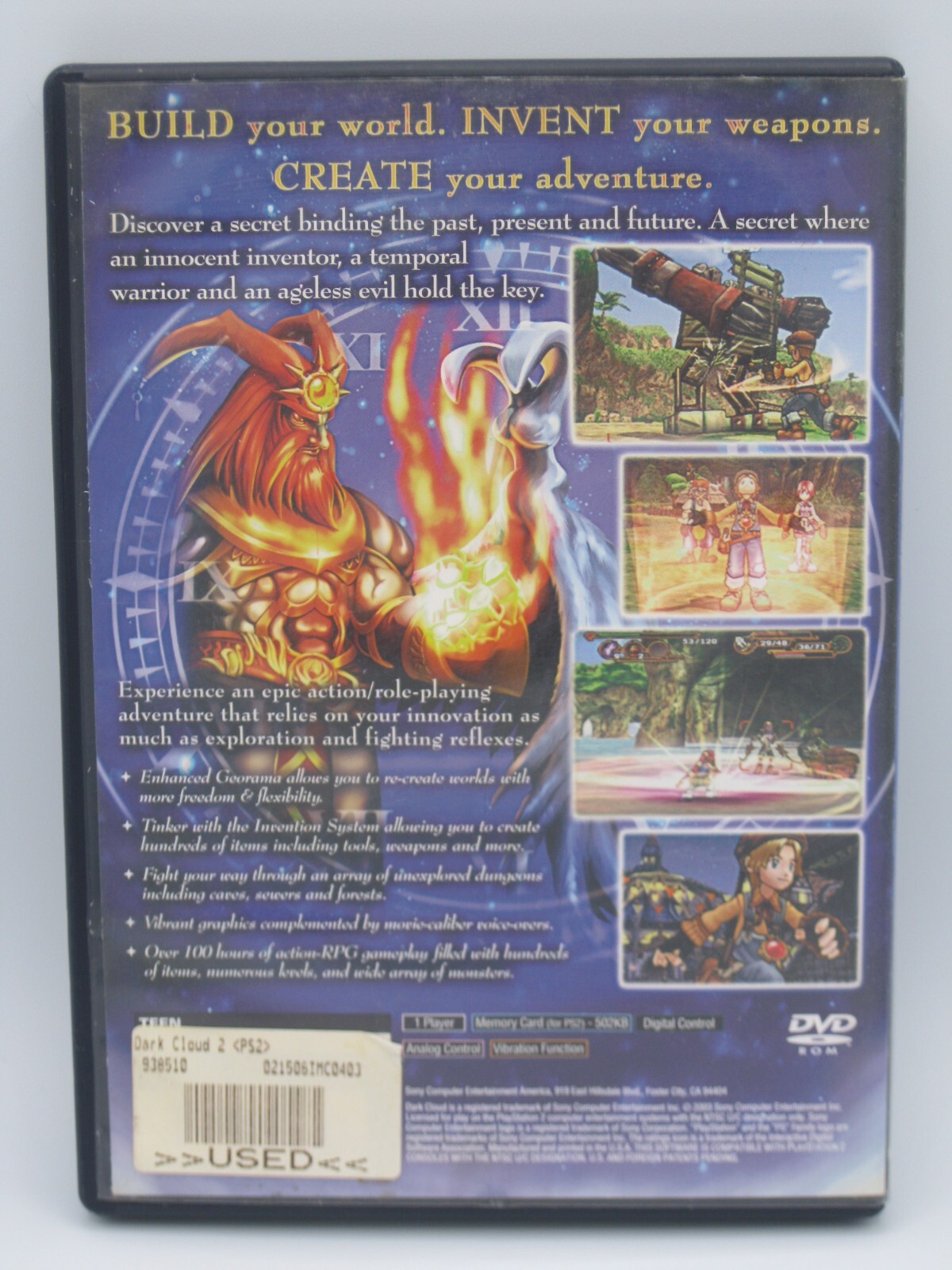 Dark Cloud 2 (Sony PlayStation 2, 2003) Missing Manual