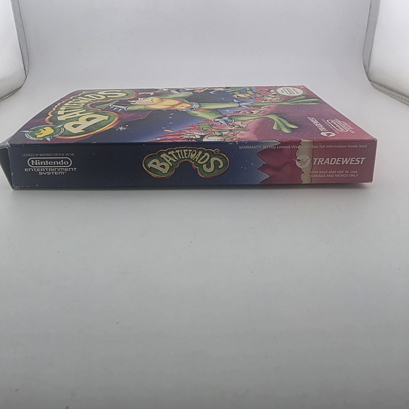 Battletoads NES Nintendo 1991 Oval SOQ REV-A Box – Box Only (No Game)