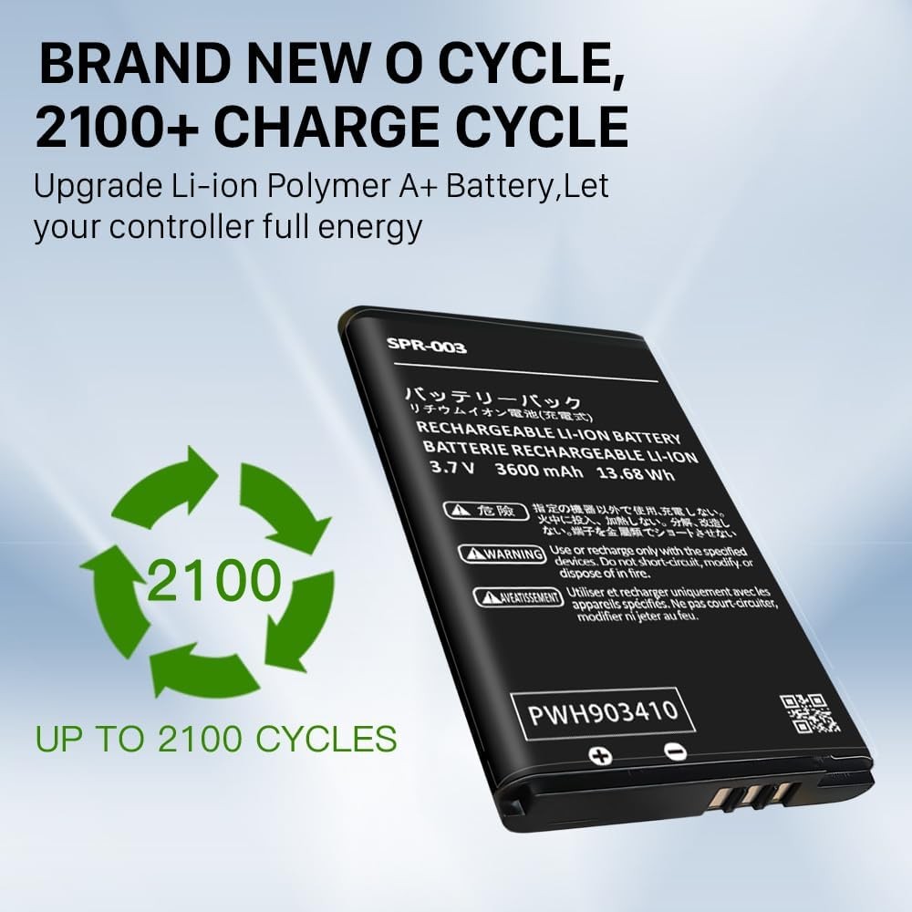SPR-003 Battery, 3600mAh New Upgrade High Capacity Battery Replacement for…
