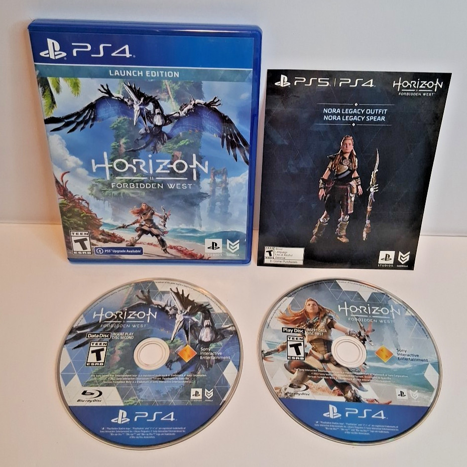 Horizon: Zero Dawn | Horizon: Forbidden West PlayStation 4 PS4 Game Lot