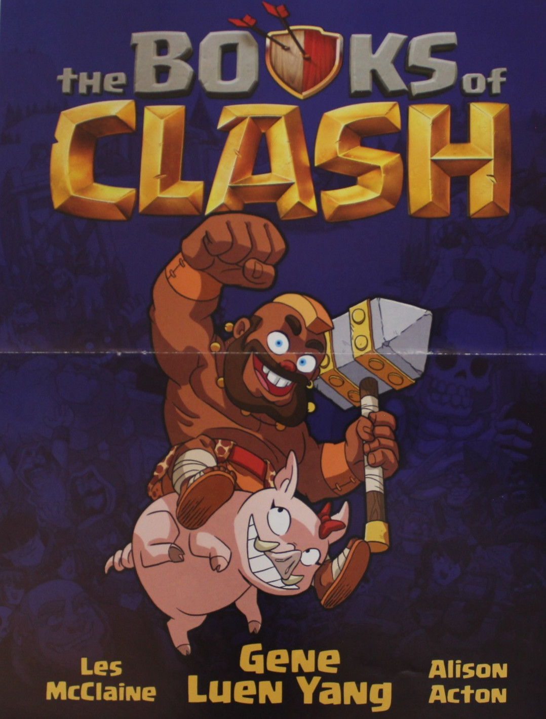 2023 THE BOOKS OF CLASH Promo Poster Spain 13″ x 10″ Gene Luen Yang