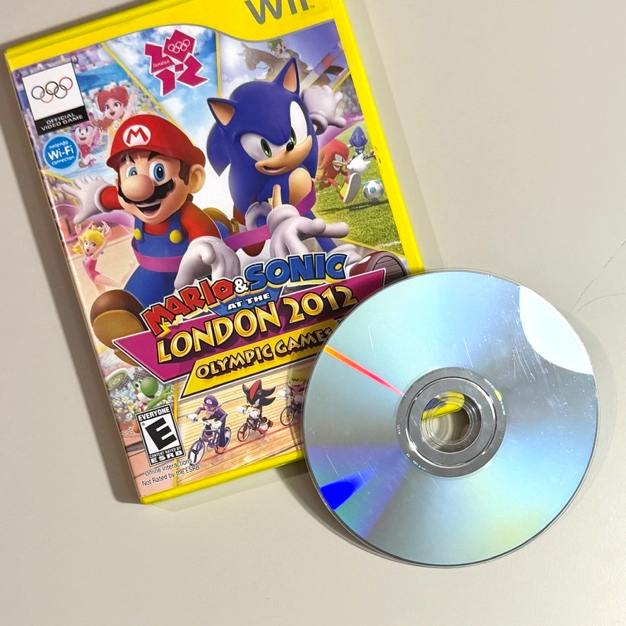 Bundle Mario and Sonic at the Olympic Games London 2012 Nintendo Wii CIB Tested