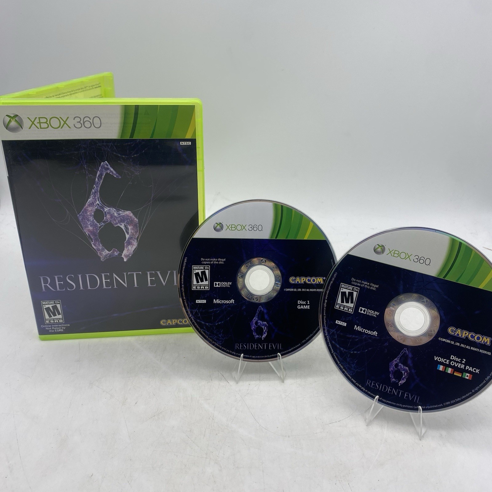 Resident Evil 6 (Microsoft Xbox 360, 2012) No Manual