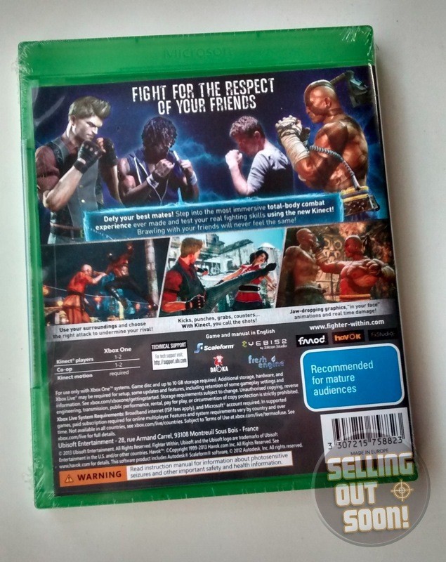 Fighter Within game for Xbox One NEW SEALED AUSSIE Game for Microsoft X1 console