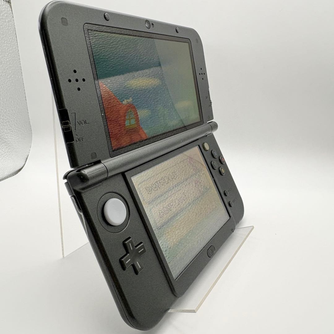 Tested and Working Nintendo New3DSLL Metallic Black with screen burn