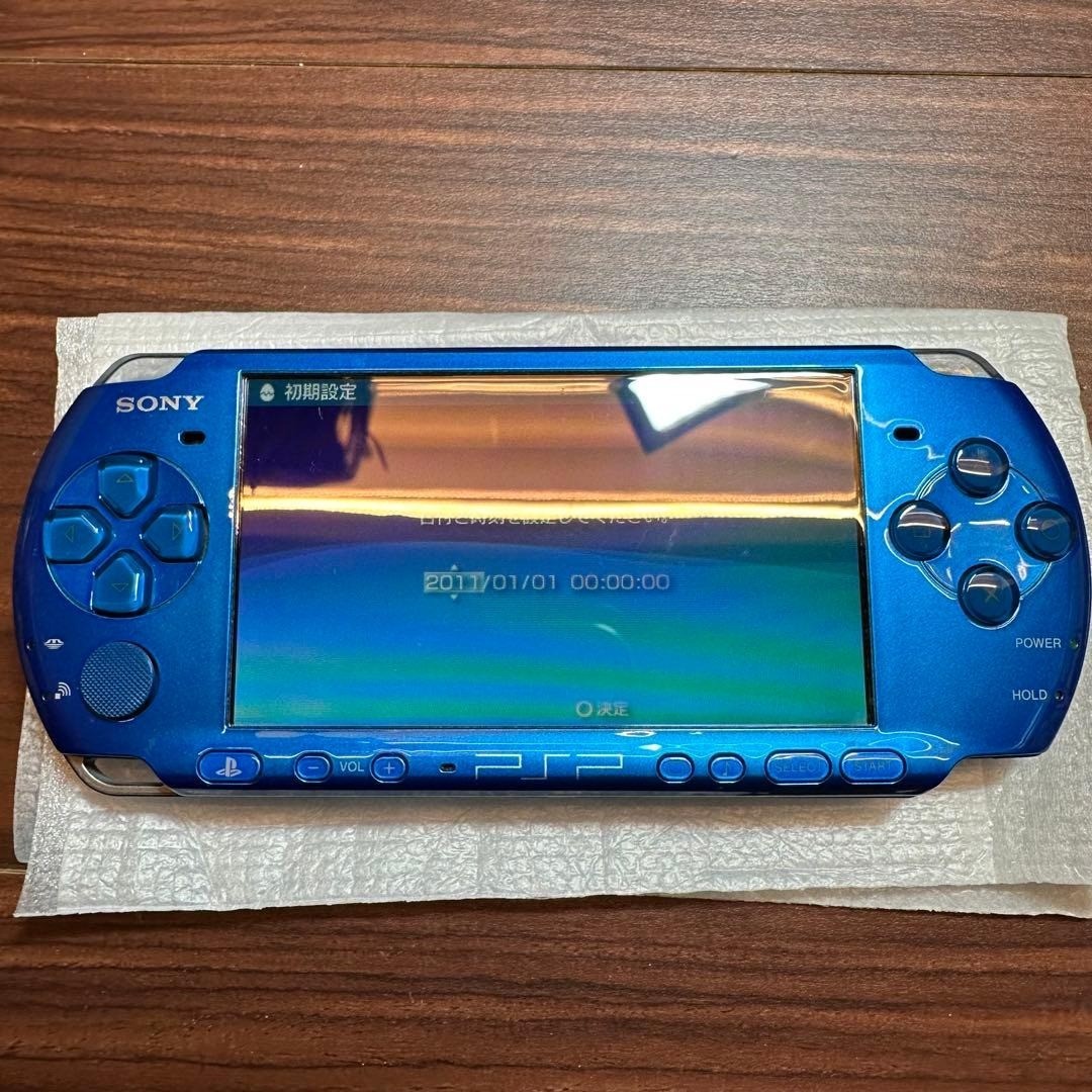 PSP 3000 Console, Vibrant Blue, 5293 From Japan