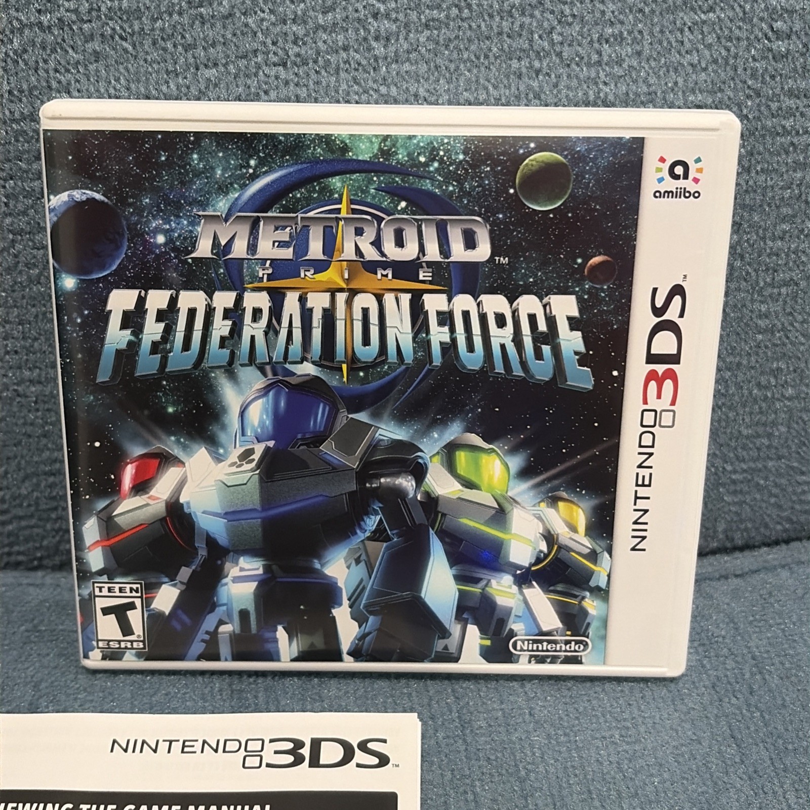 Metroid Prime: Federation Force (Nintendo 3DS, 2016) CIB Tested CLEAN