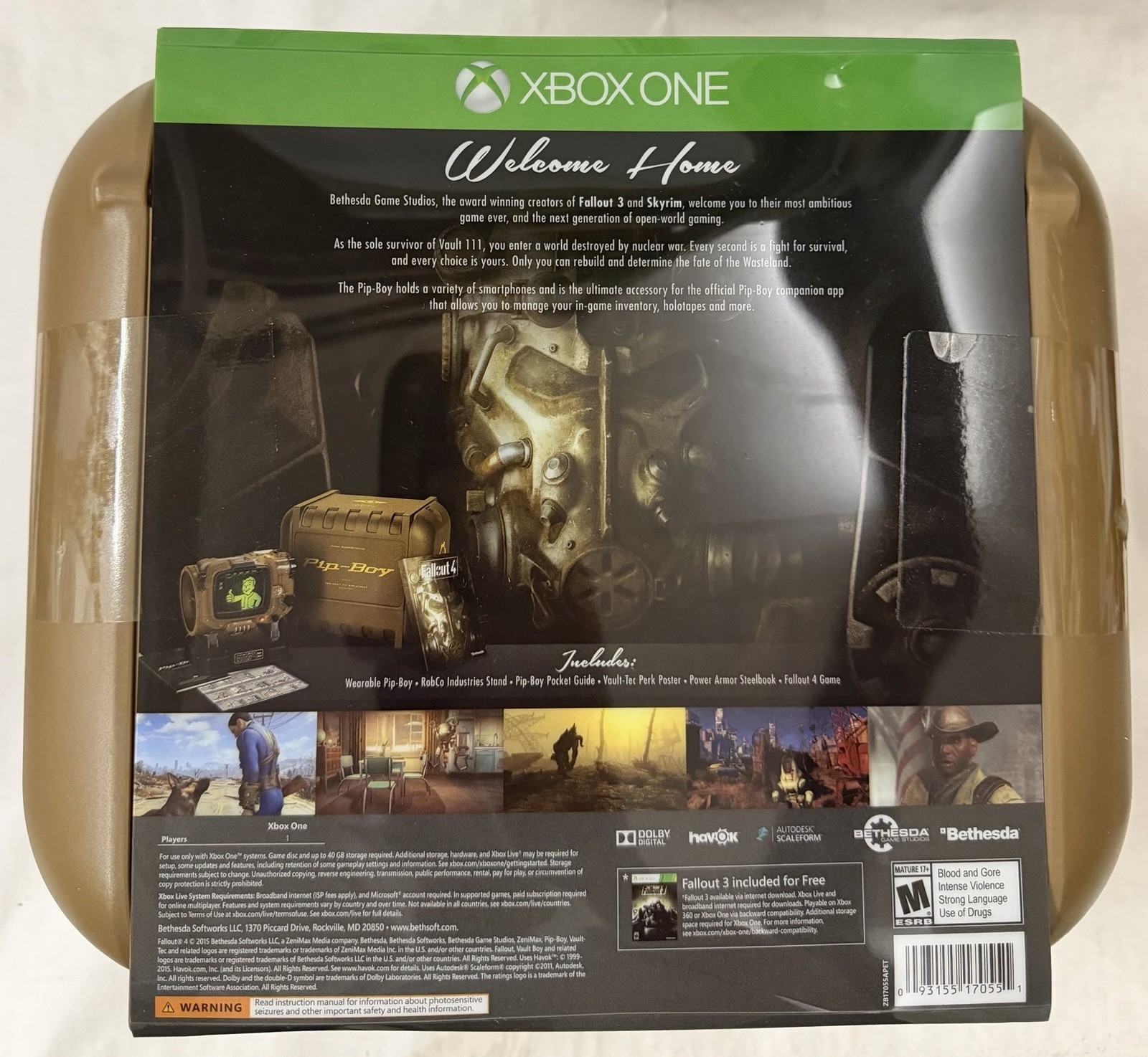 BRAND NEW: 2015 Fallout 4 Pip-Boy Edition (Xbox One, 2015) – Collector’s Edition
