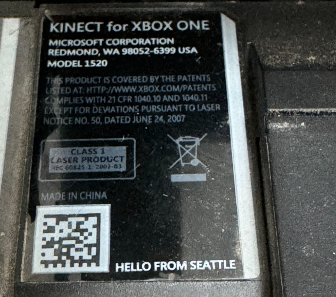Xbox One Kinect Sensor Model 1520 Motion Camera with Mount & Cable Tested OEM