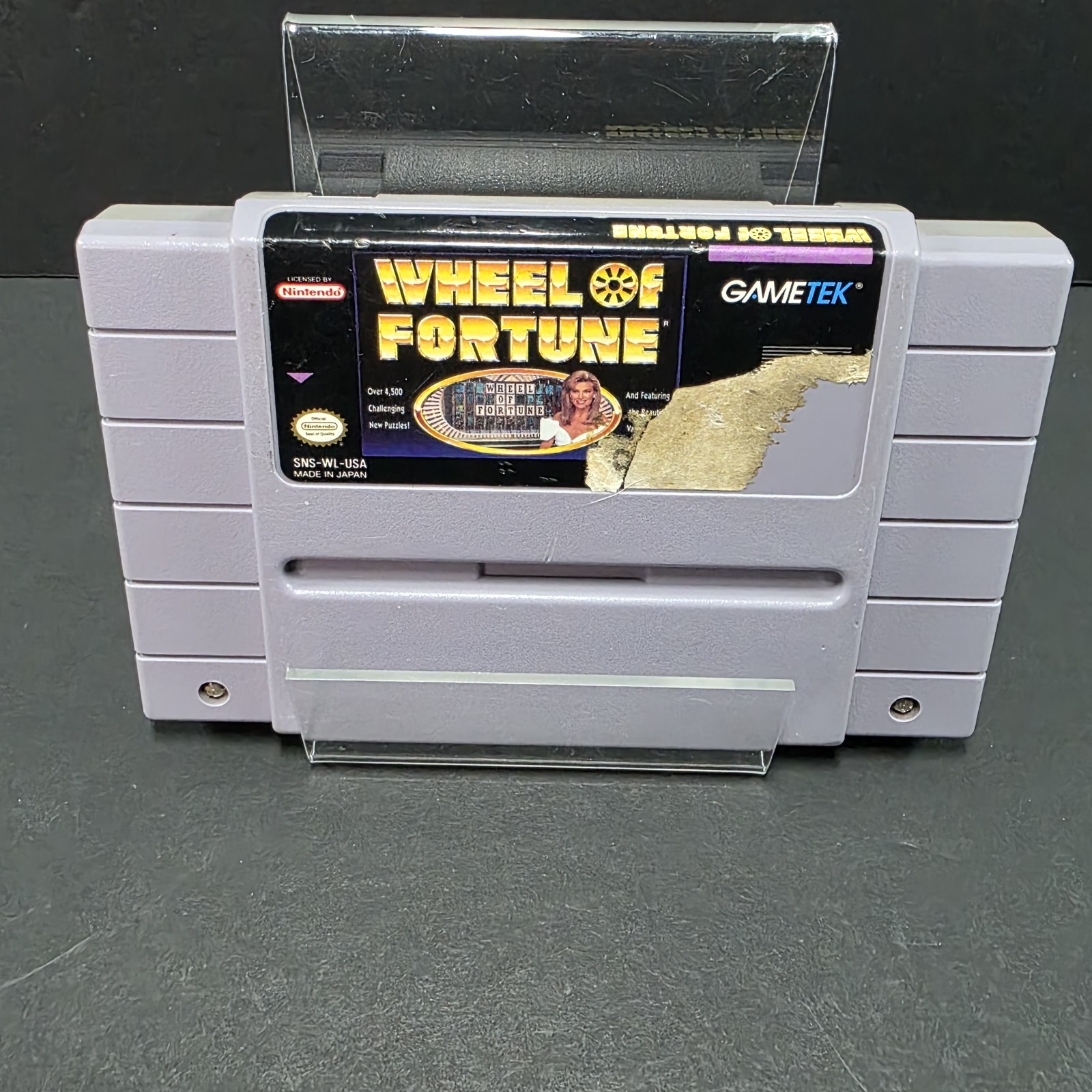 Wheel of Fortune (Super Nintendo SNES, 1993) Authentic Tested Works- B2G1 FREE