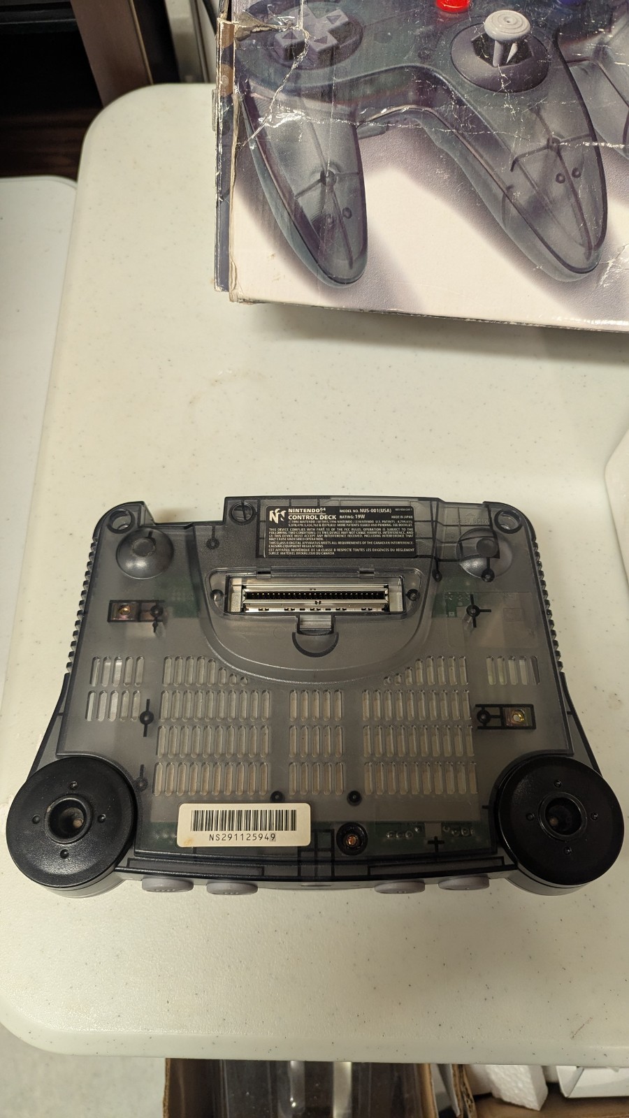Smoke Black Grey Nintendo 64 Console System Complete Box CIB NUS-001 NTSC N64