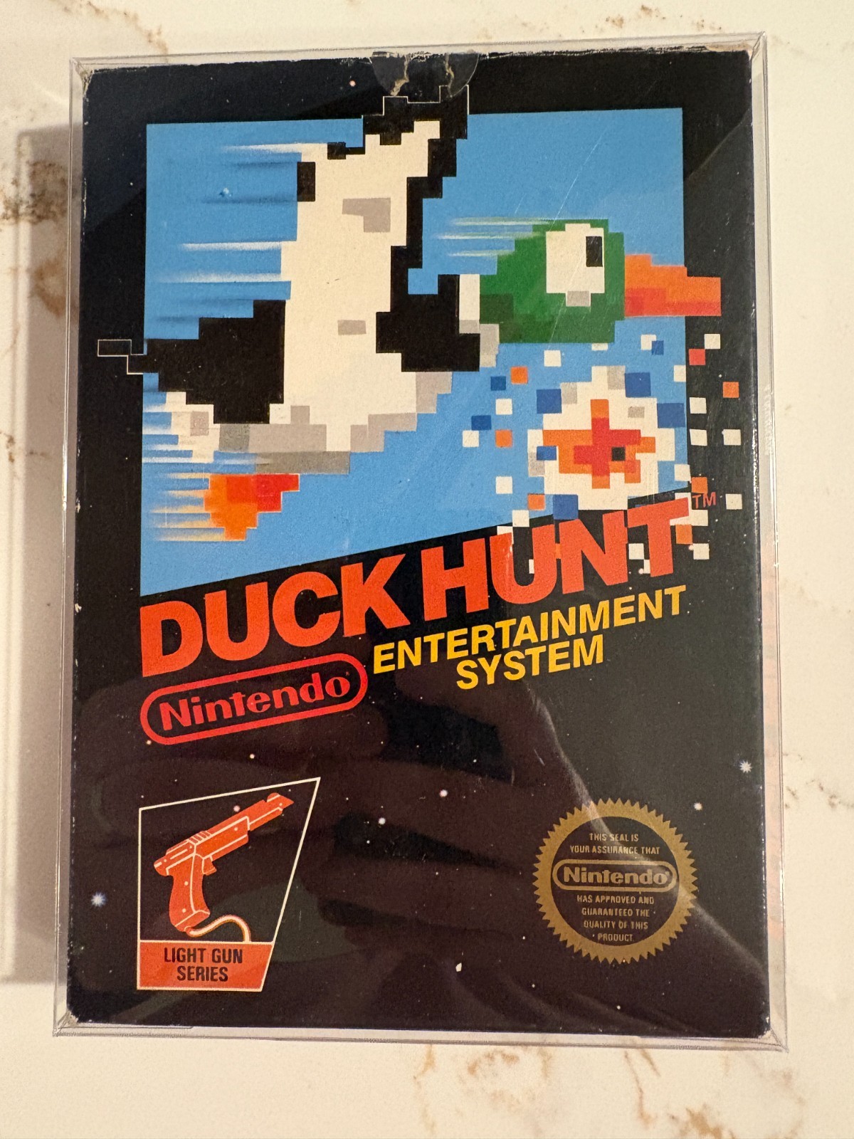 Duck Hunt – Nintendo NES CIB no cart IB, Matte Seal Hangtab, Test Market