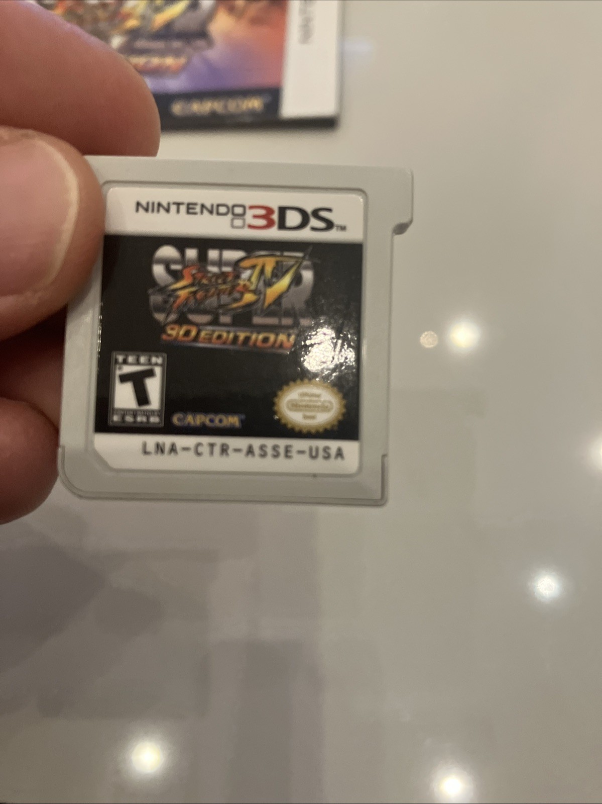 Super Street Fighter IV 3D Edition, Nintendo 3DS Lenticular Slipcover CIB Tested
