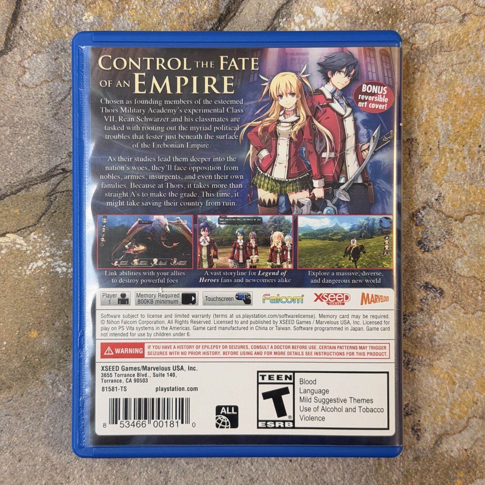 Trails of Cold Steel Lion Heart Edition CIB – Playstation Vita **SEE DESC**