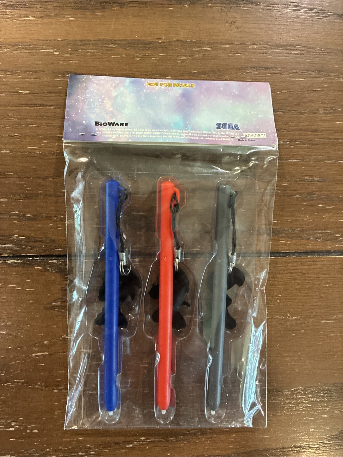 Nintendo DS Sonic Chronicles the Dark Brotherhood Promo Stylus Set Brand New