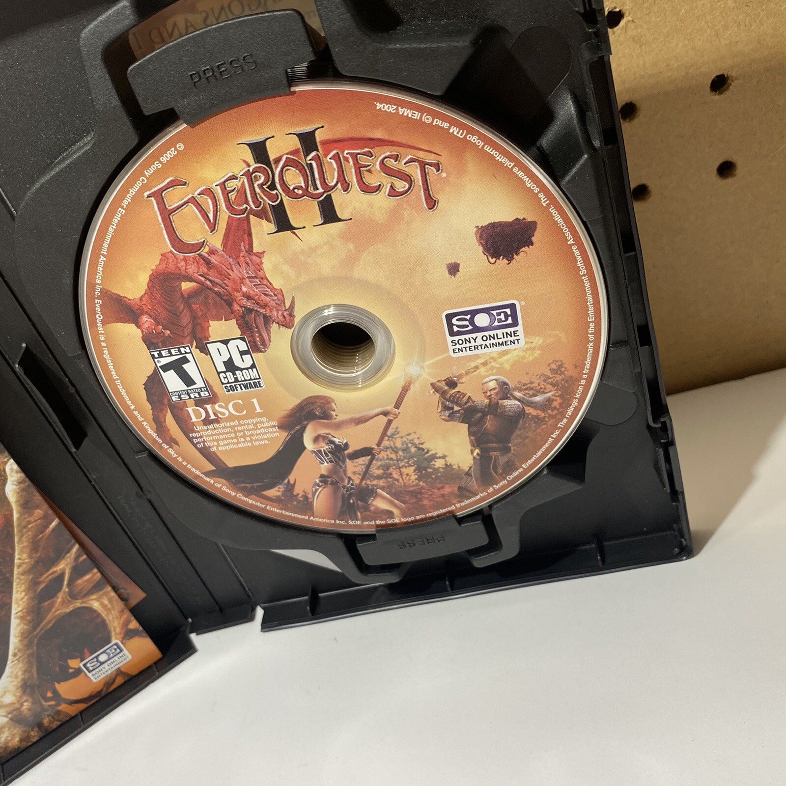 EverQuest II: Kingdom of Sky For PC, 2006 All Discs, Good Condition