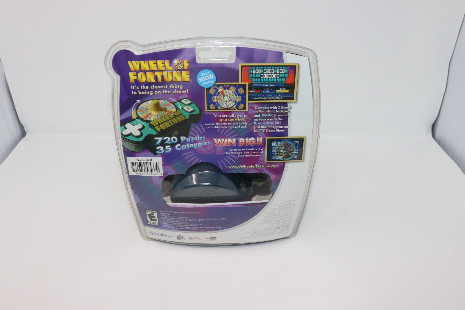 Wheel Of Fortune Plug N Play TV Game Jakks Pacific 2006 New Sealed