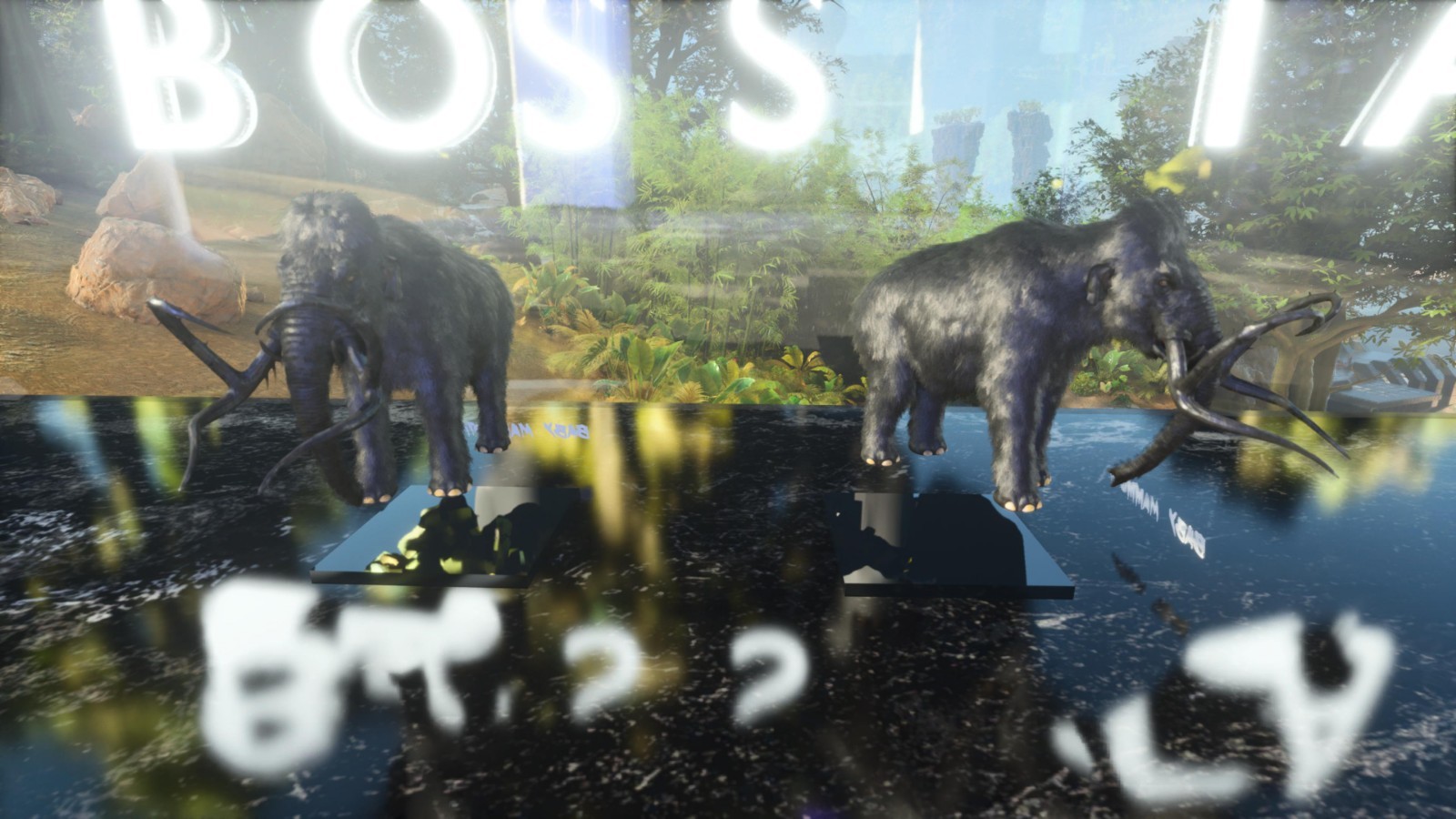 ARK ASCENDED PVE OFFICIAL PAIR BABY MAMMOTH BLACK ID 79 TOP STATUS PC/XBOX/PS5