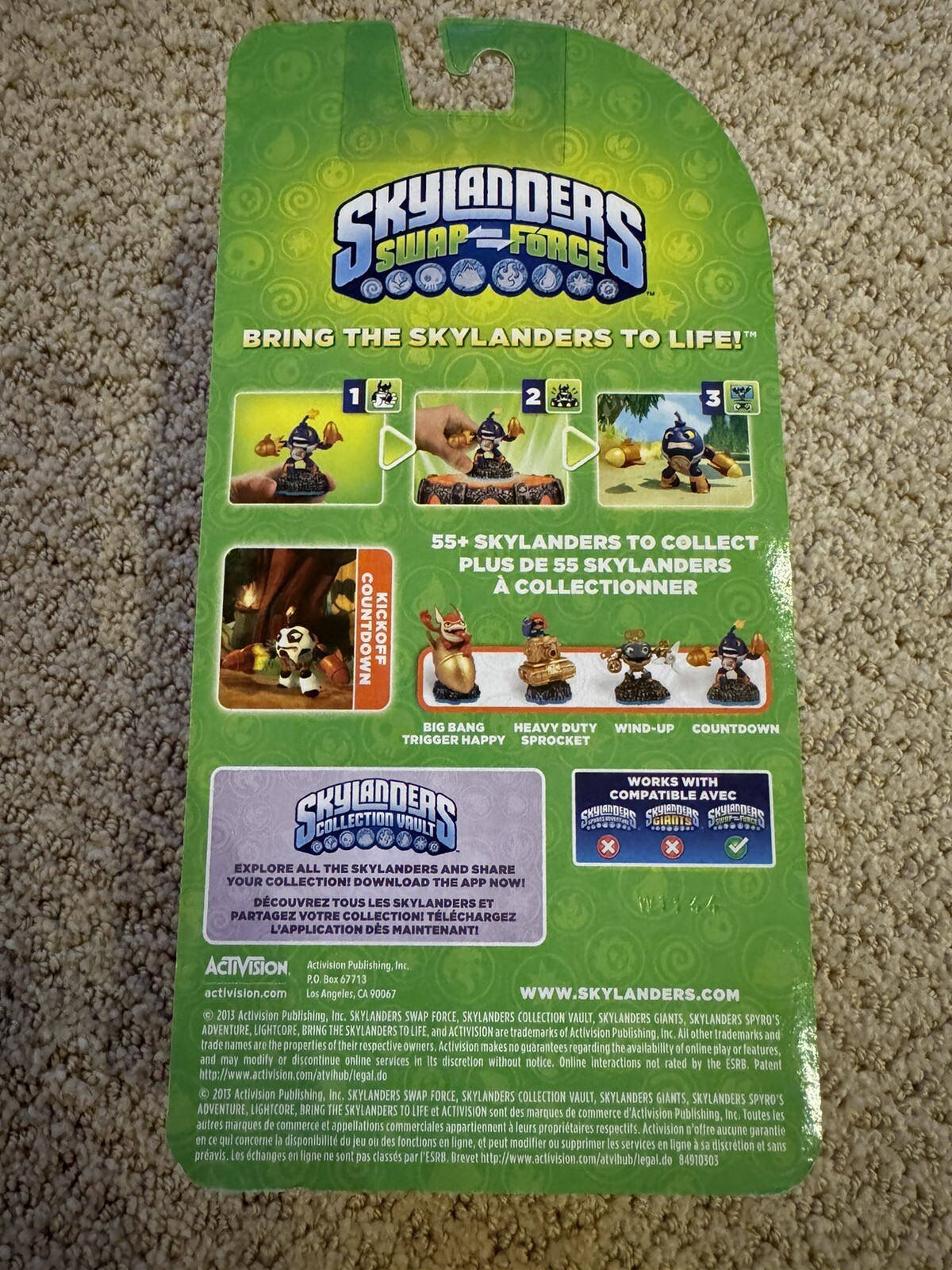Skylanders Swap Force Kickoff Countdown Variant 2014 World Cup Sealed NEW