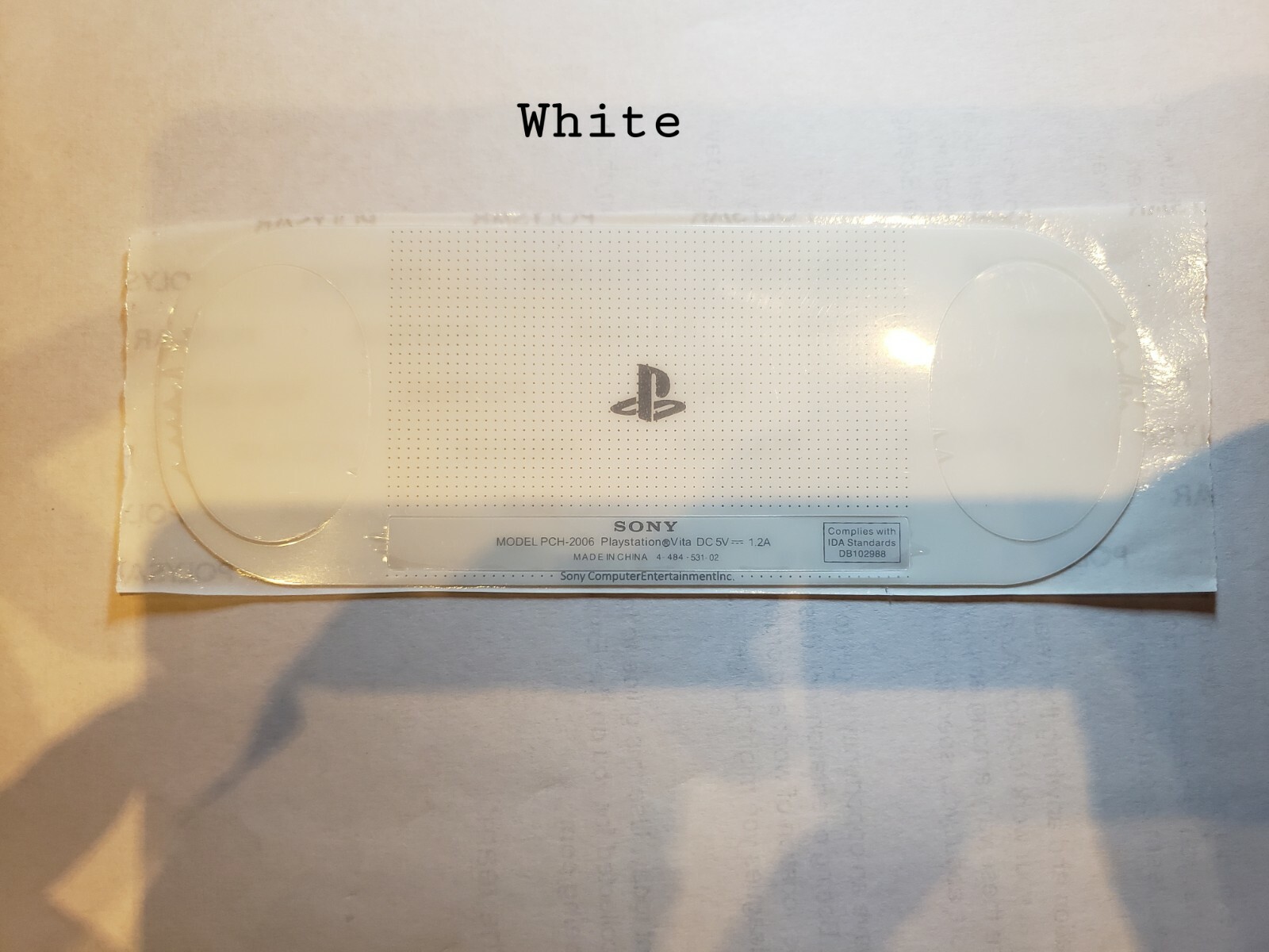 PlayStation PS Vita, Psvita Slim 2000 Rear High Quality Touchpad Label Sticker
