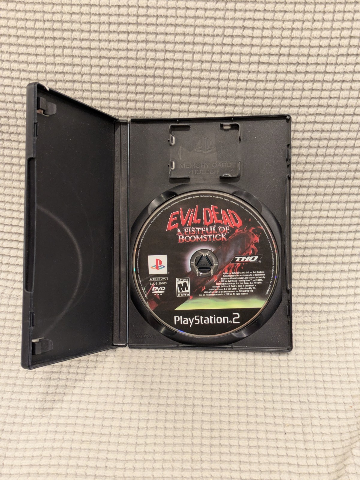 Evil Dead Fistful of Boomstick Sony PlayStation 2 No Manual PS2 Tested