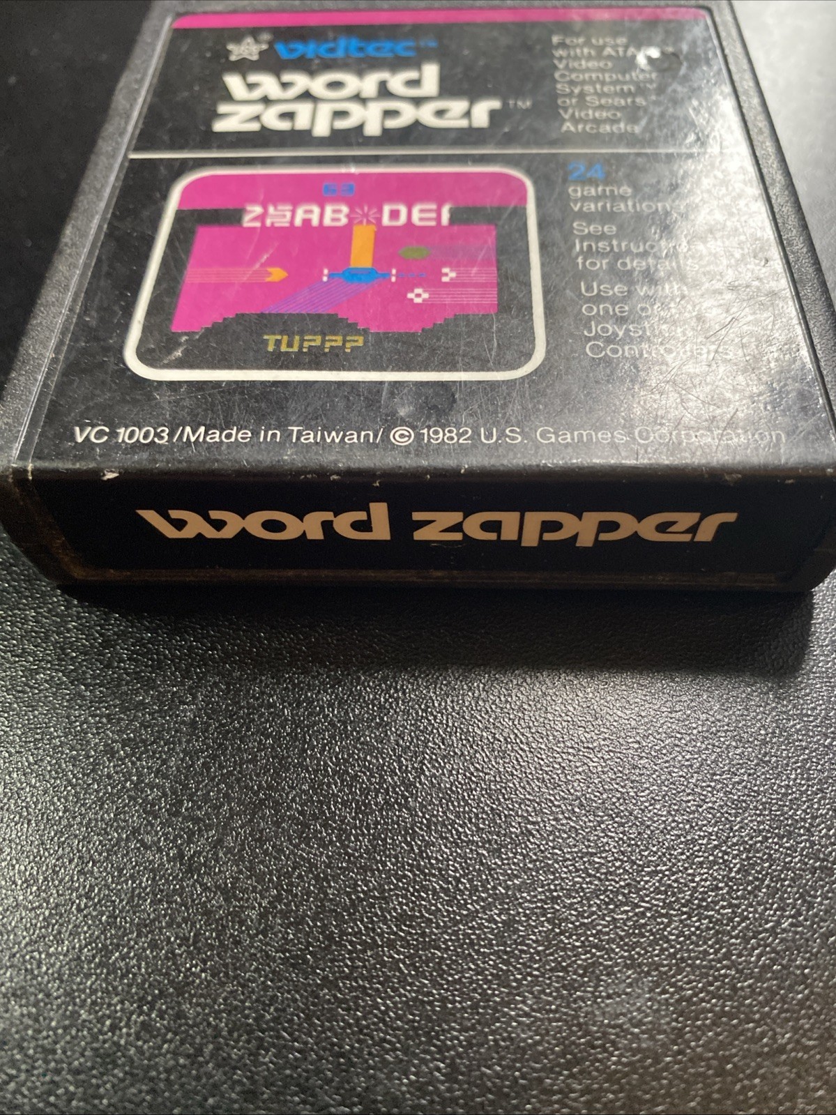 Word Zapper ( Atari 2600, 1982) Cart Only