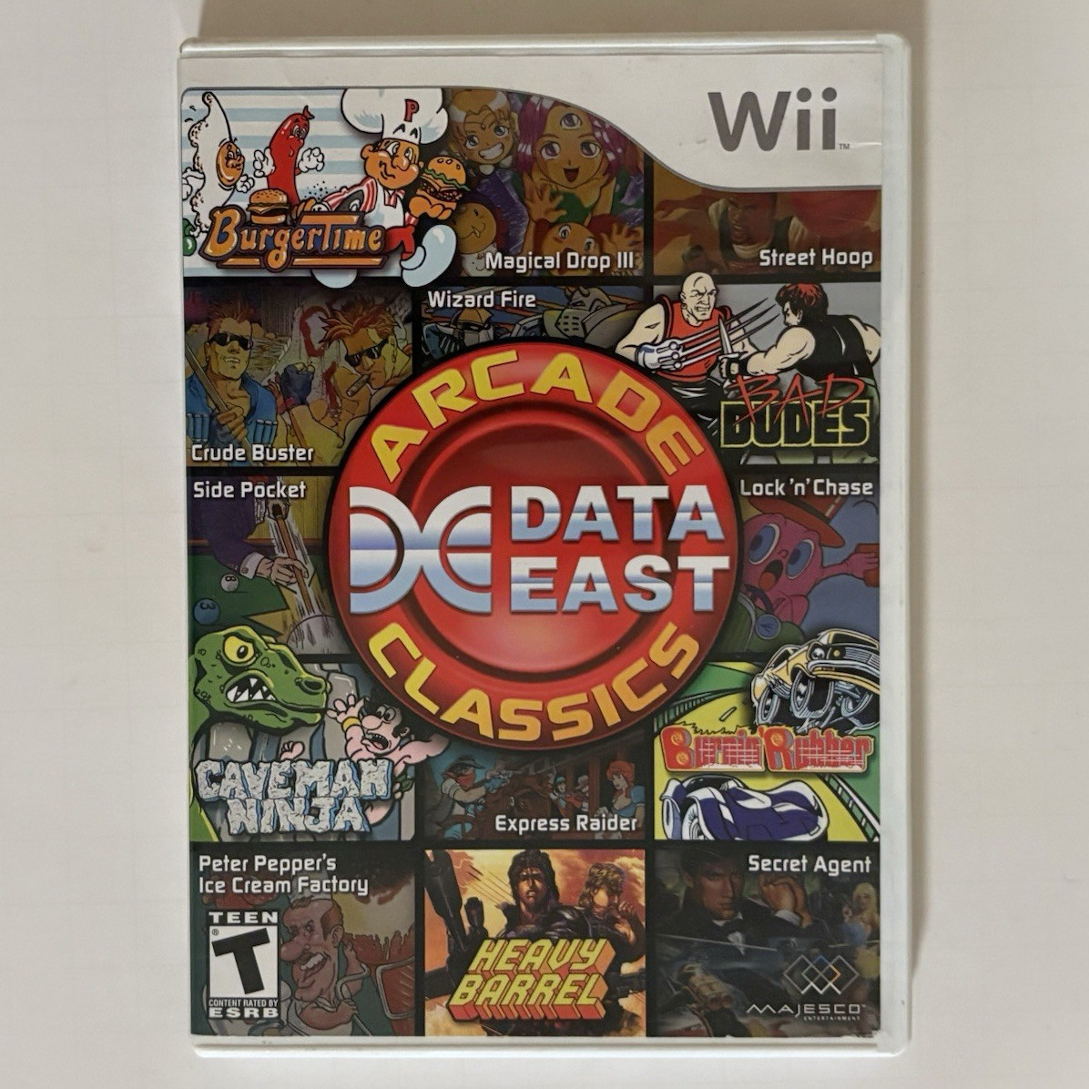 Data East Arcade Classics Nintendo Wii 2007 Tested / Working Burger Time