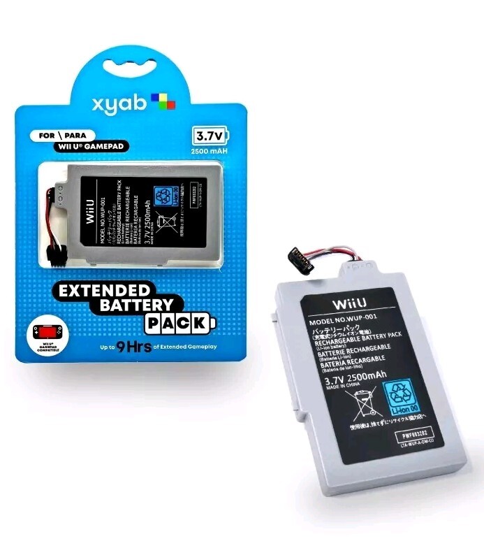 High quality Rechargeable Battery Pack For Nintendo Wii U® Gamepad 2500 mah
