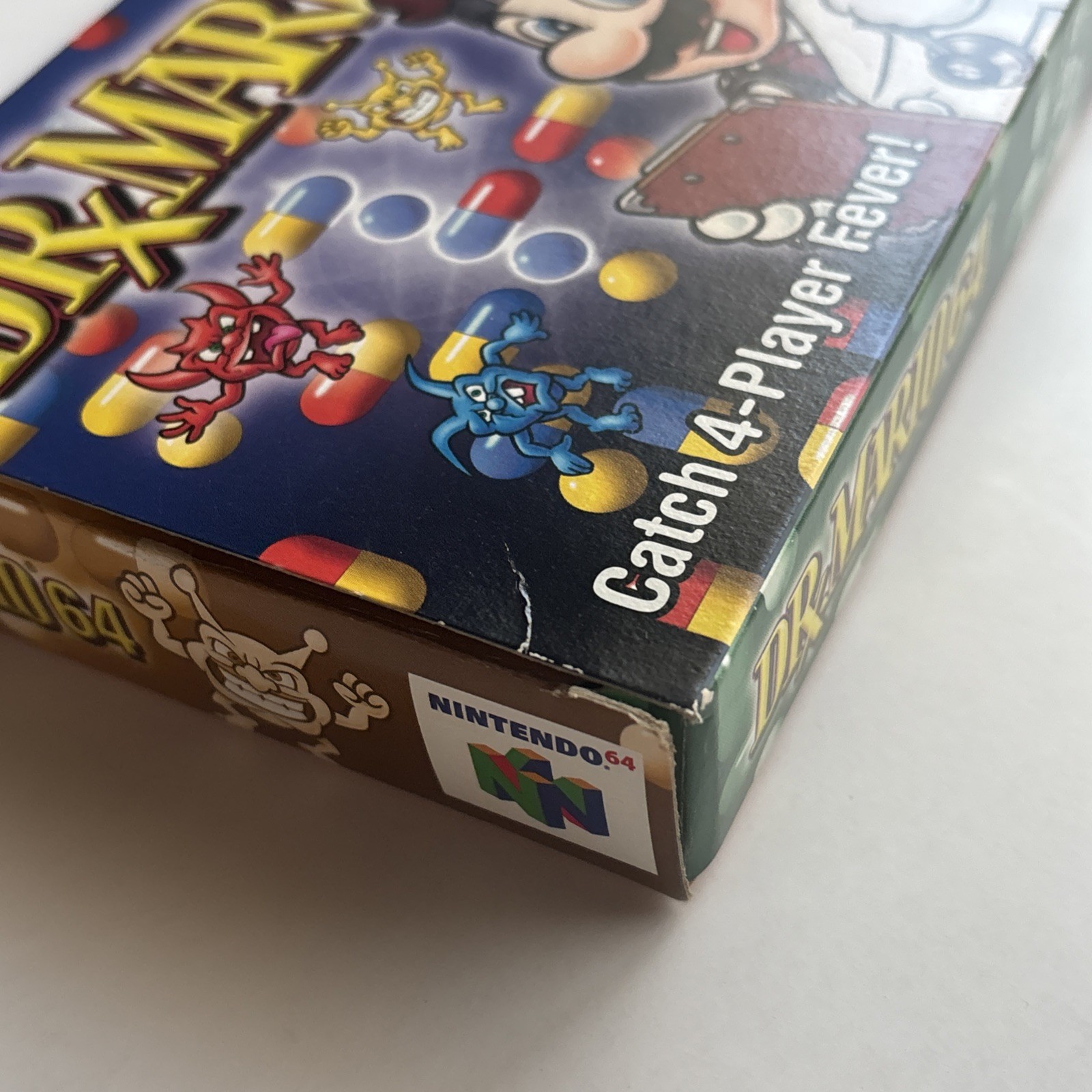 Dr. Mario Nintendo 64 N64 Authentic Complete In Box CIB Tetris Tested Mint Cart