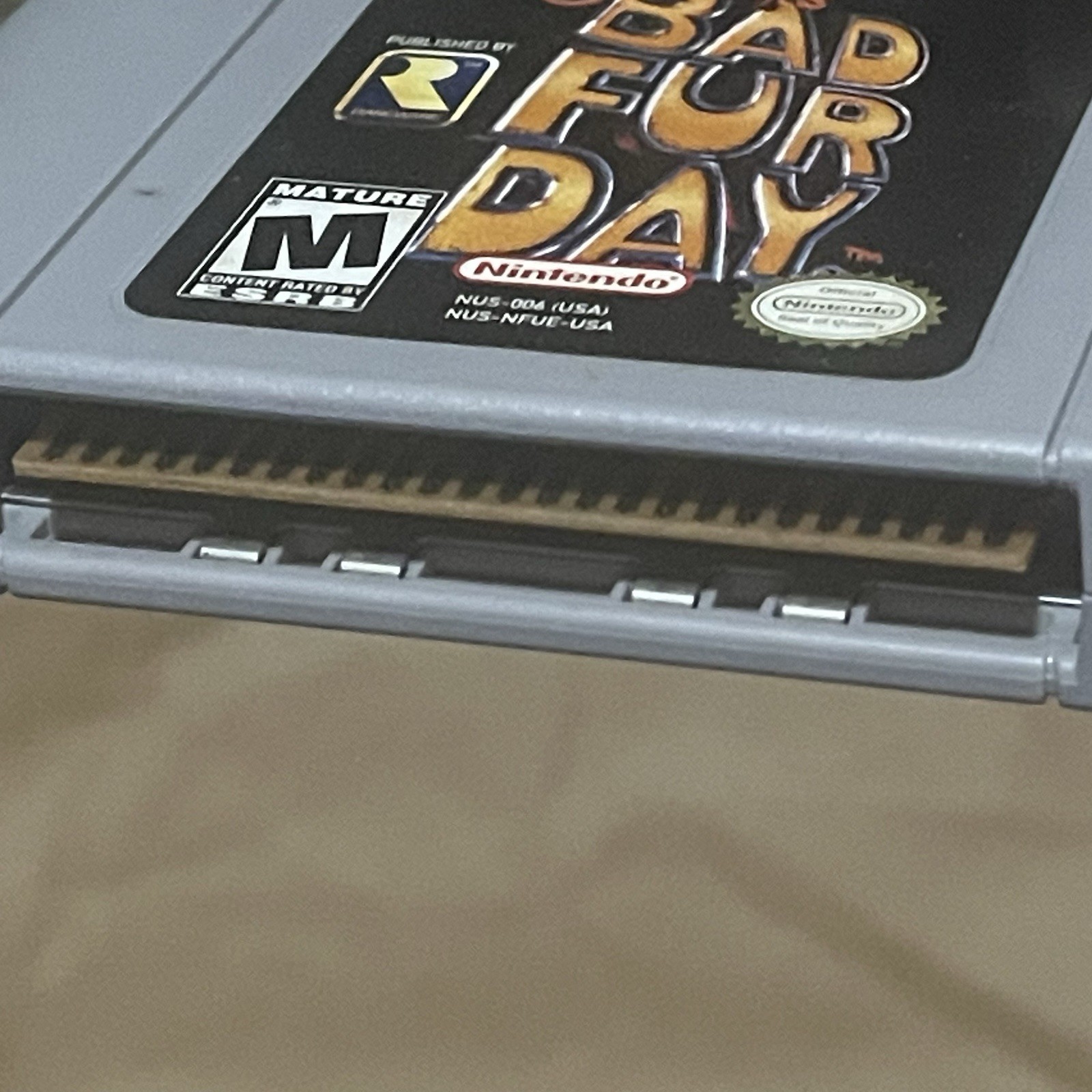 Conker’s Bad Fur Day (Nintendo 64 N64, 2001) Cartridge Only