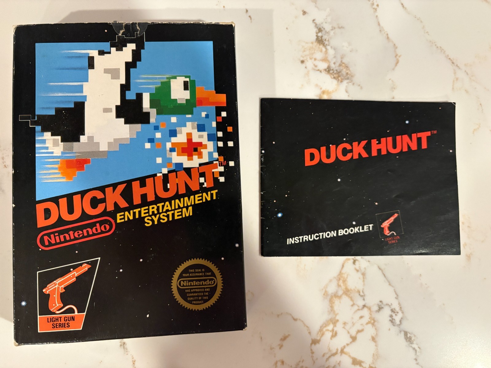 Duck Hunt – Nintendo NES CIB no cart IB, Matte Seal Hangtab, Test Market