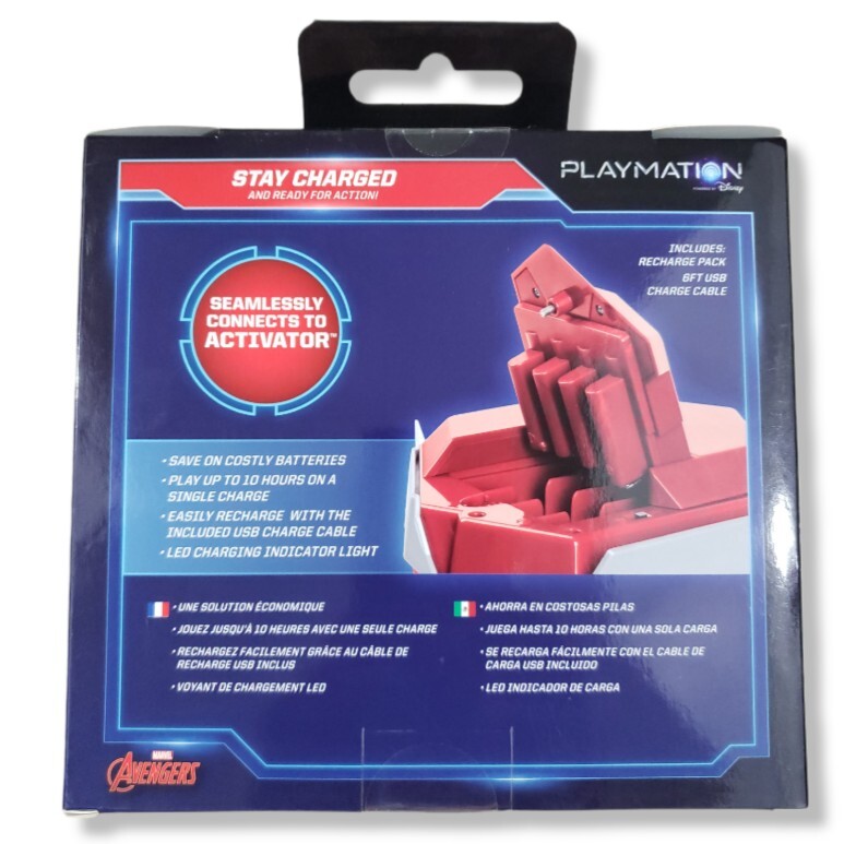 Playmation Powered By Disney Marvel Avengers Activator Battery Recharge Pack New