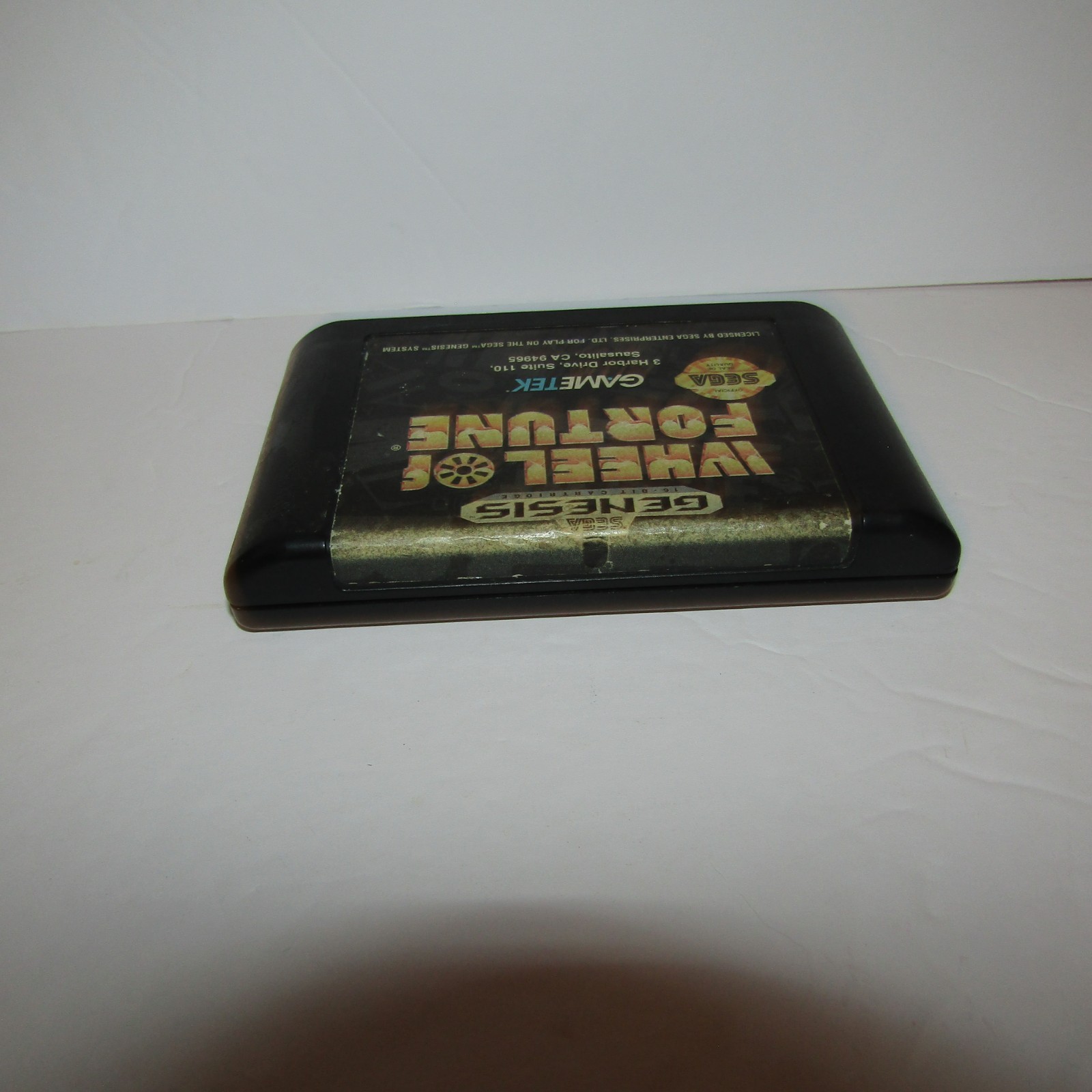 Wheel of Fortune Sega Genesis Game with Tested Cleaned Working Worn End Label