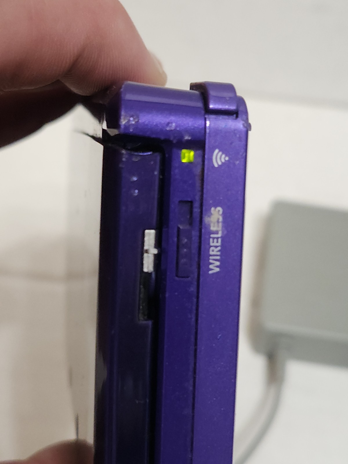 Nintendo 3DS Midnight Purple System CTR-001 Tested Working w/ Charger No Stylus