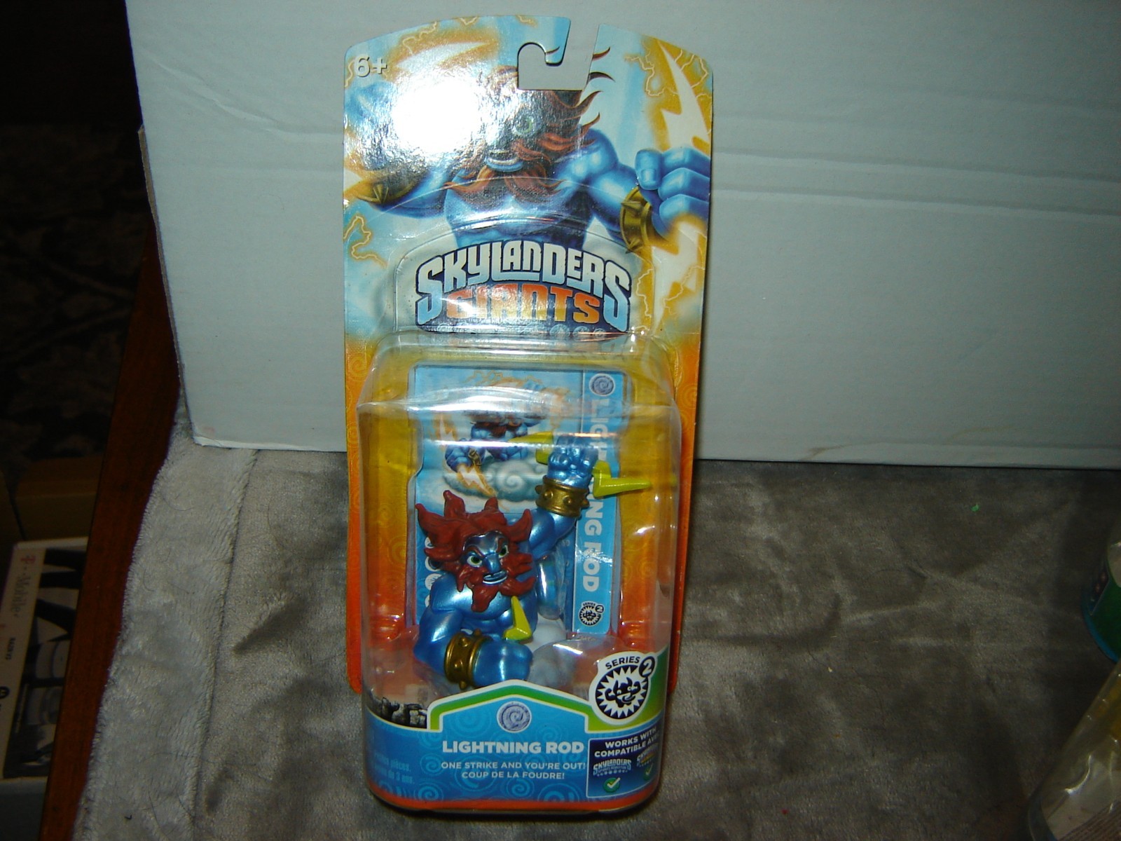 Skylanders Giants 2012 Activision Lightning Rod Mint on card Never opened NICE