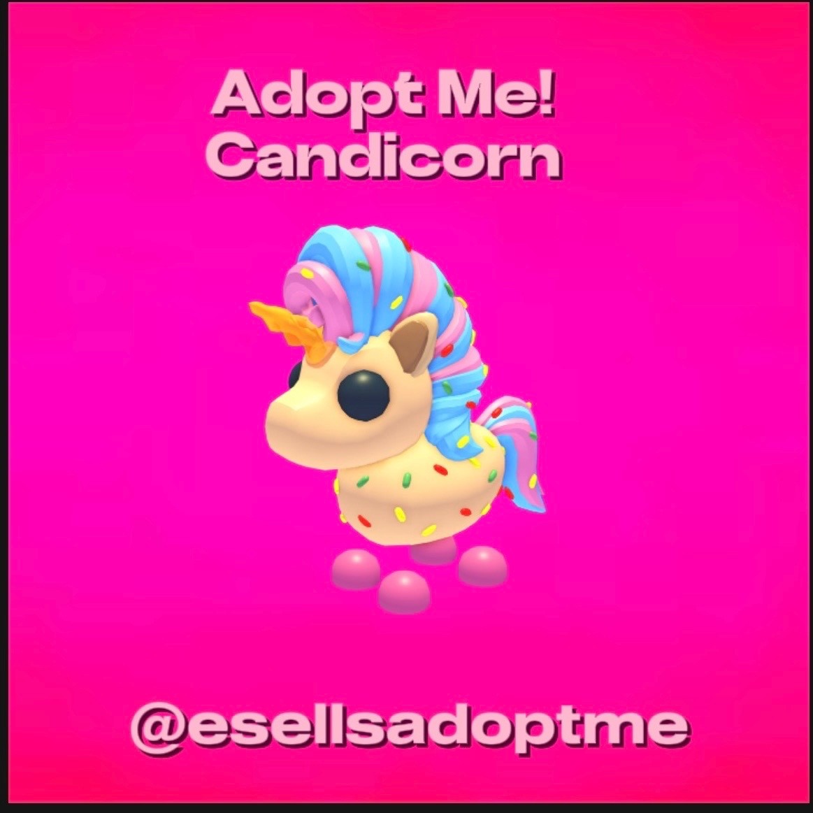 Adopt Me! 🍭🦄 Candicorn – No Potion and FR – 🦄🍭