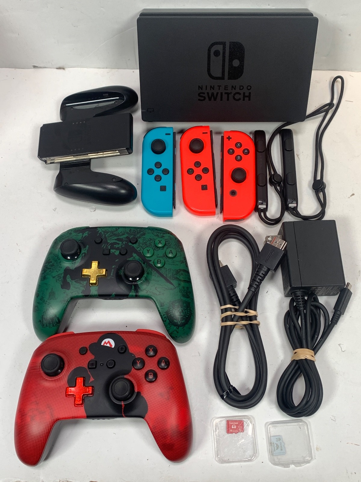 Nintendo Switch Accessories (Joy-Con Charger Dock Controller Grip Case HDMI AC)