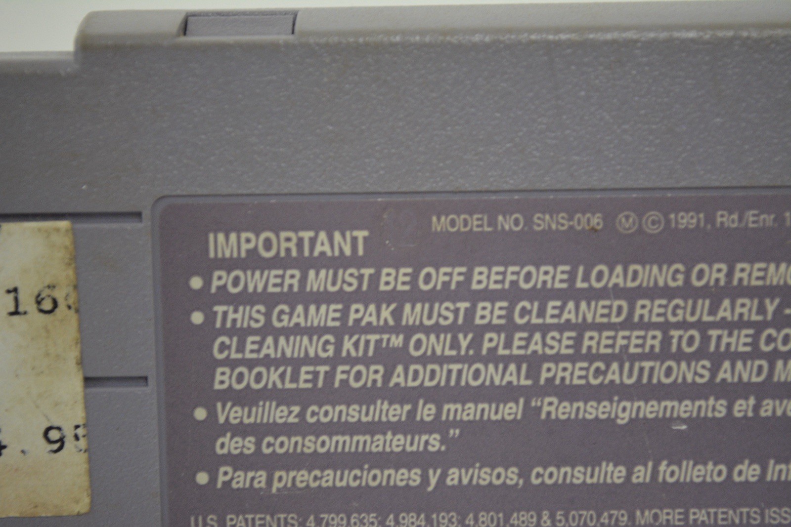 The Incredible Hulk (Super Nintendo Entertainment System, 1994) SNES Cart Only