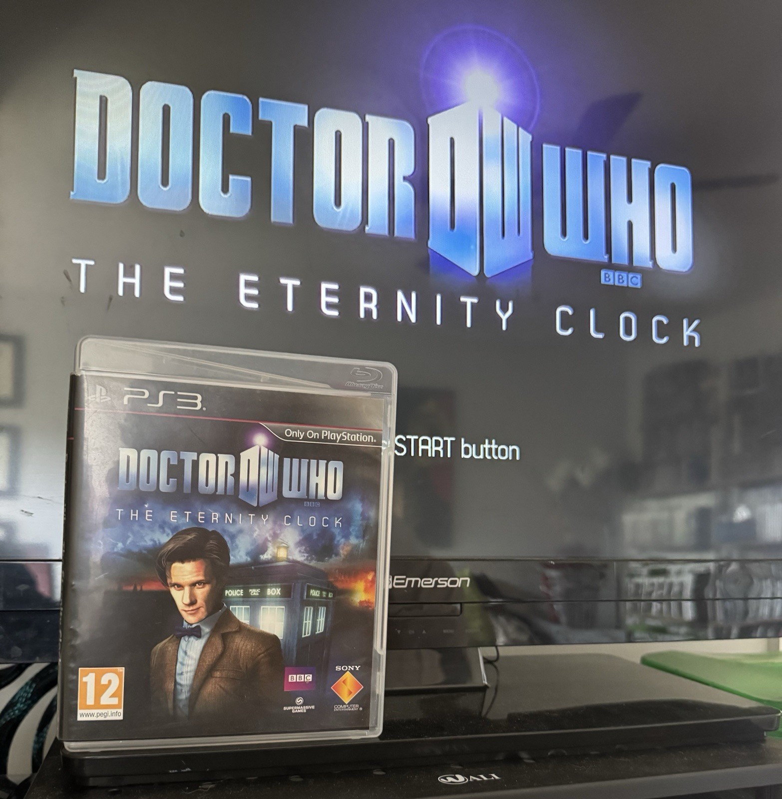 Doctor Who: The Eternity Clock (PS3, 2012) Complete CIB – Tested Works – PAL