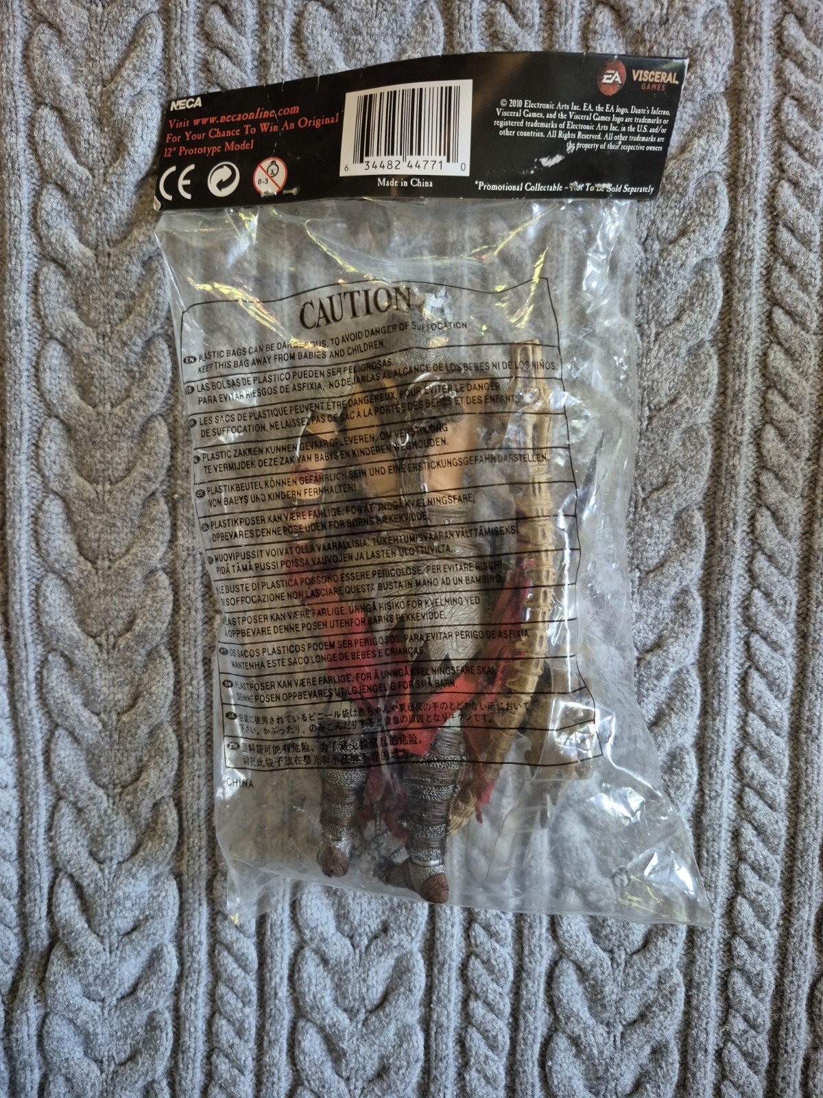 2010 NECA Dante’s Inferno Action Figure Xbox 360 PS3 Preorder Promo Video Game