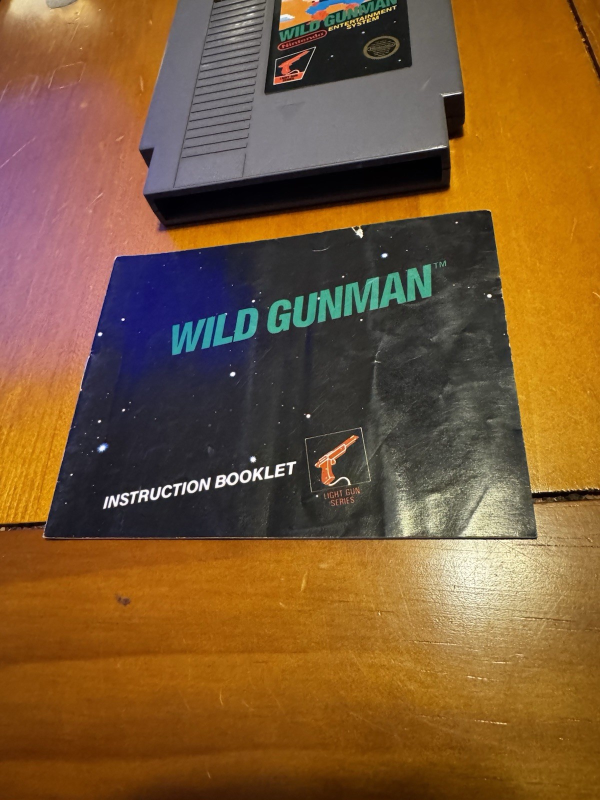 Wild Gunman Nintendo NES 5 Screw Cartridge w/ Manual (1985)