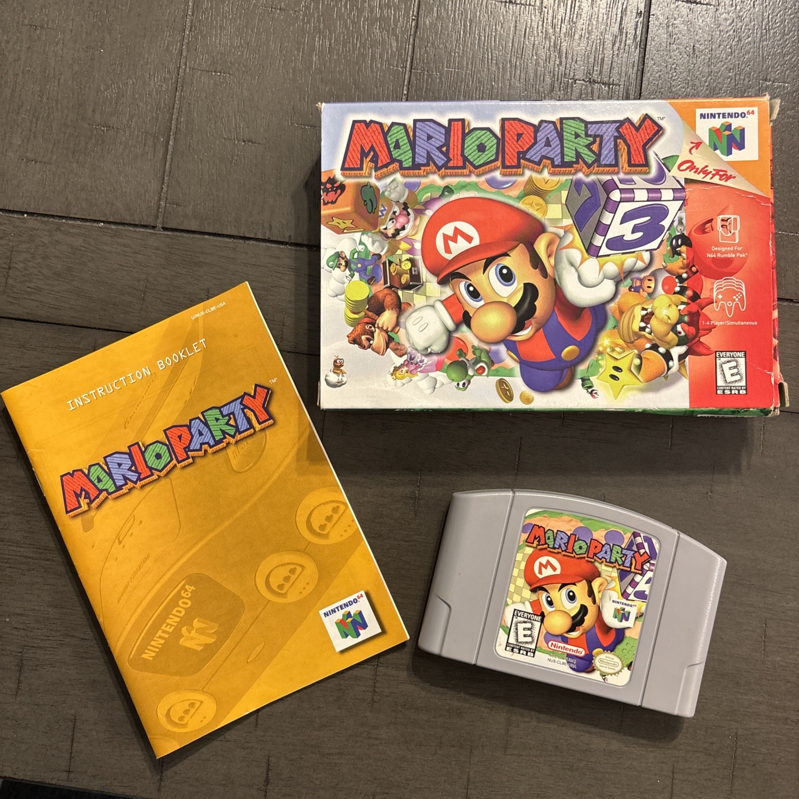 Mario Party 1 – N64 – Nintendo 64 CIB Complete very good condition