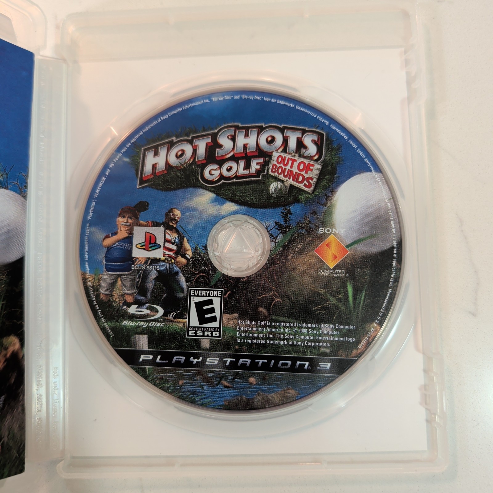 Hot Shots Golf: Out of Bounds (PlayStation 3, 2008) PS3 W/ Manual+ Registration
