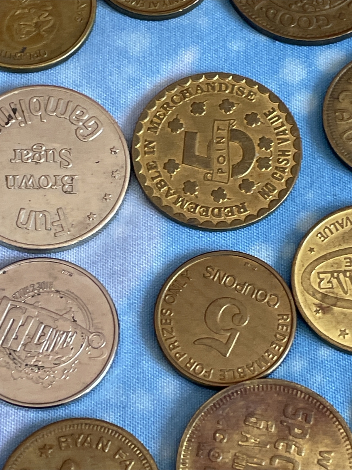 Arcade Token Lot Games Tokens Gaming Fun