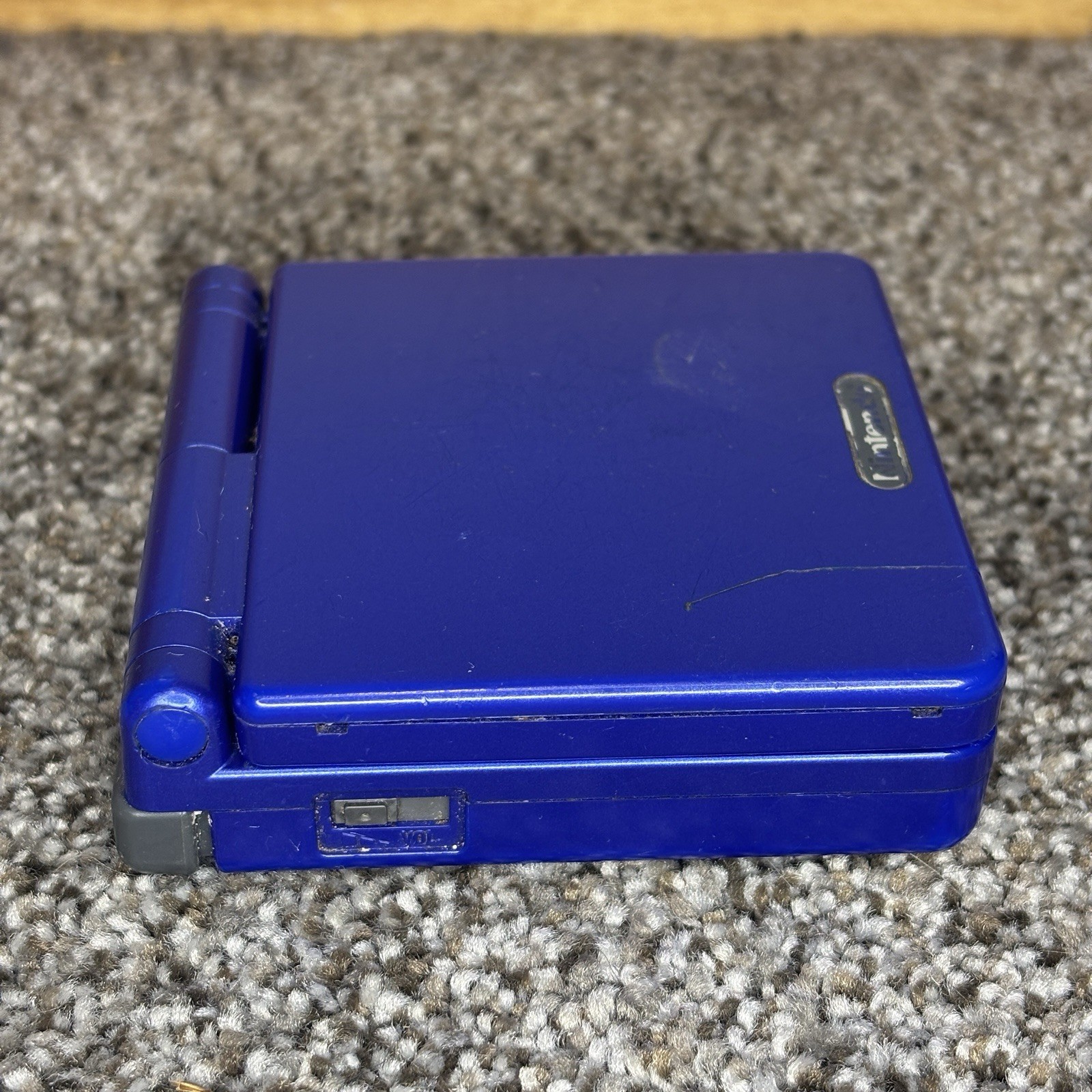 Nintendo Game Boy Advance SP AGS-001 Cobalt Blue Handheld System Console