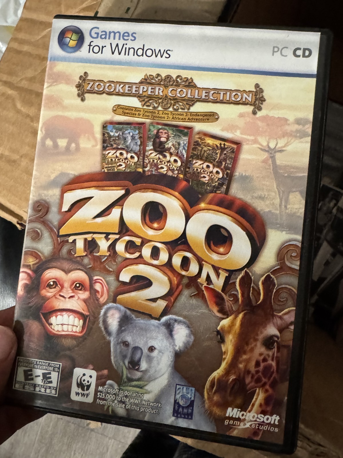 Zoo Tycoon 2 Zookeeper Collection Game – Endangered Species African Adventure