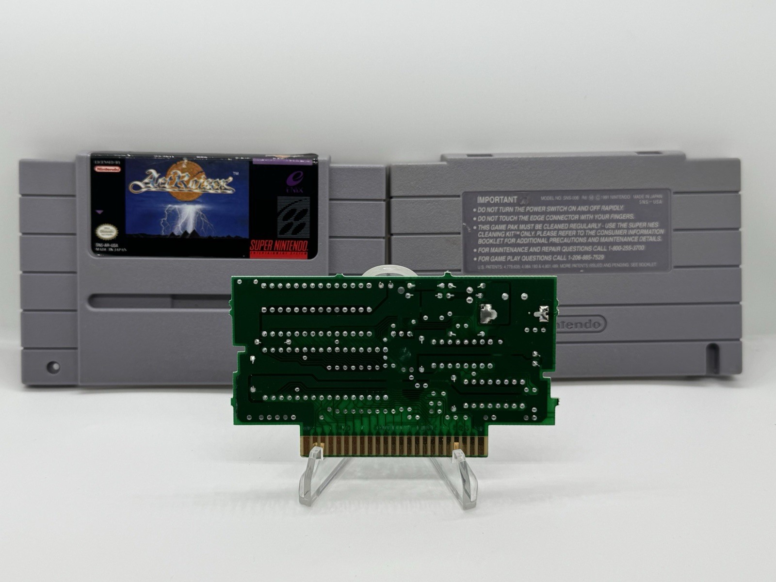 ActRaiser (Super Nintendo SNES, 1991) Tested Working Authentic
