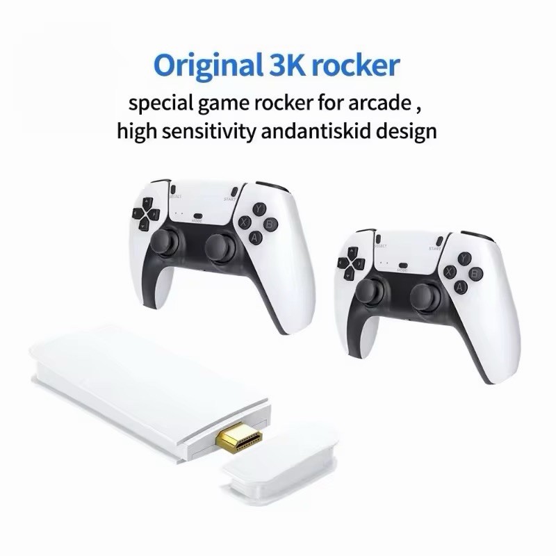 4K Ultra HD Arcade Hub 64G Two Player Offline TV Gaming Console Plug & Play Gift