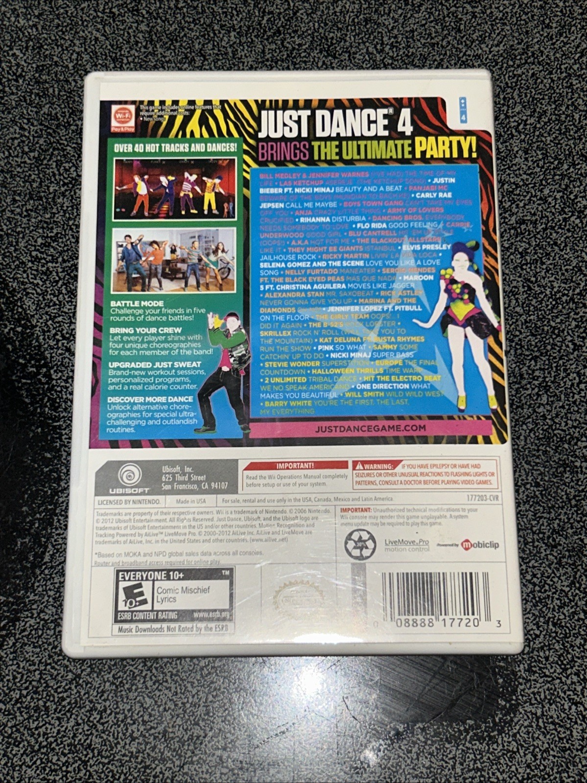 Just Dance 4 – Nintendo Wii
